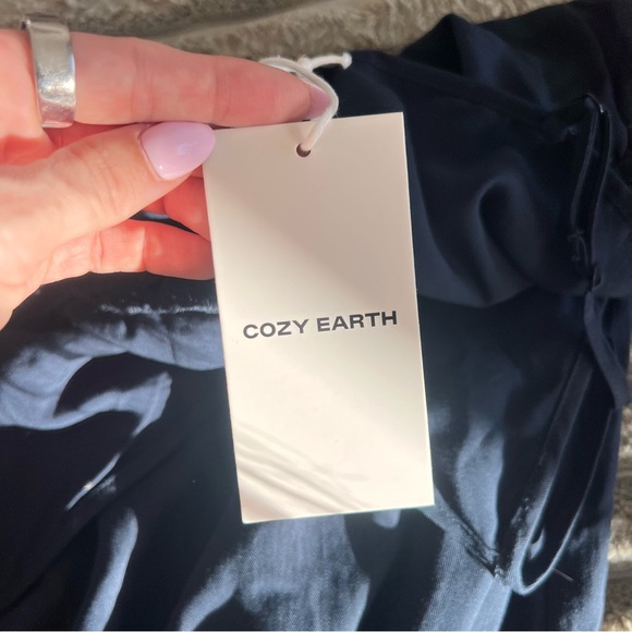 Cozy Earth Women's Sunset Gathered Dress New With Tags- Shade Eclipse- M - Picture 13 of 15